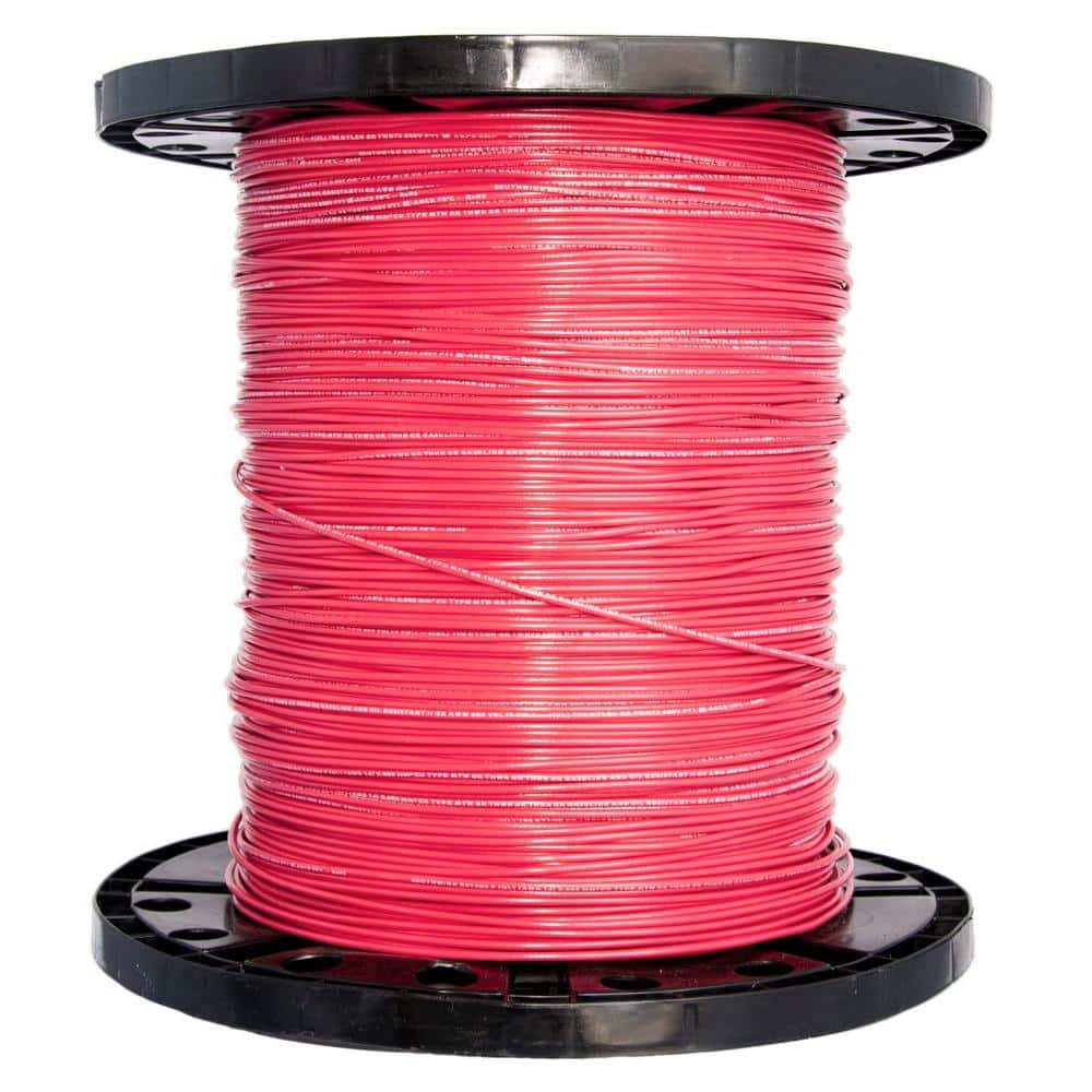 Southwire 2500 ft. 14 Red Solid CU THHN Wire