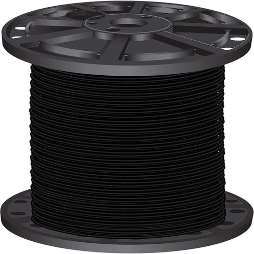 Southwire 2,500 ft. 10 Black Solid CU THHN Wire